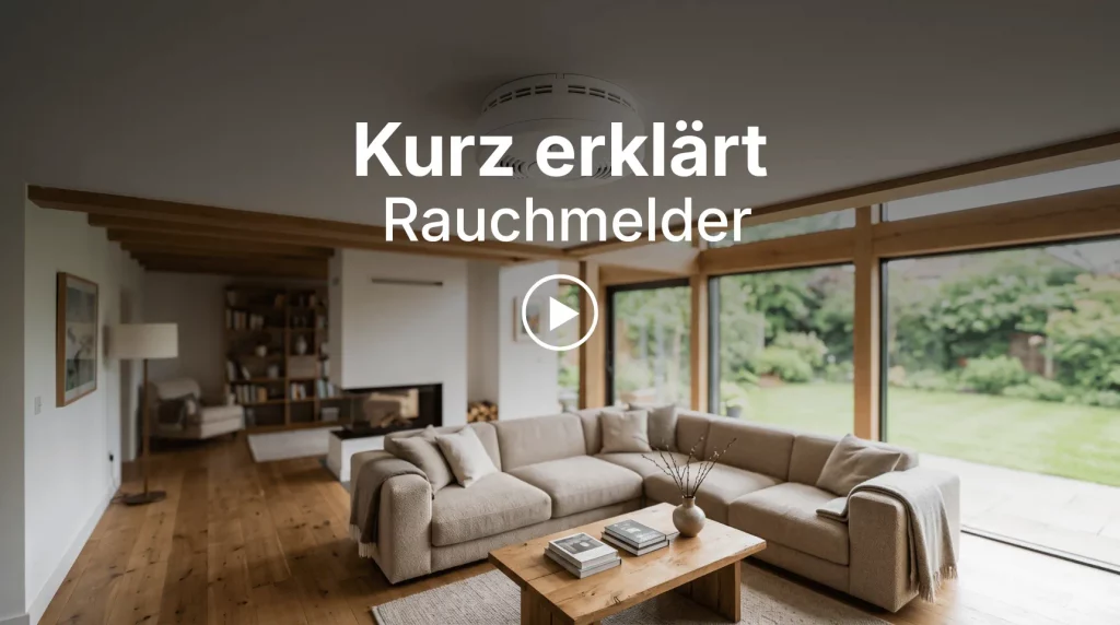 Titelbild des Kurz erklärt Videos zum Thema Rauchmelder