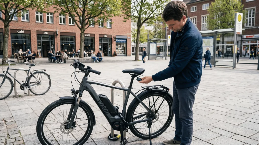 Fahrrad vor Diebstahl schützen mit einem versteckten Tracker unter dem Sattel