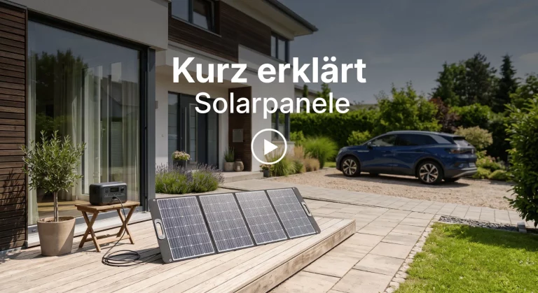 Titelbild der Serie Kurz erklärt zum Thema Solarpanele.