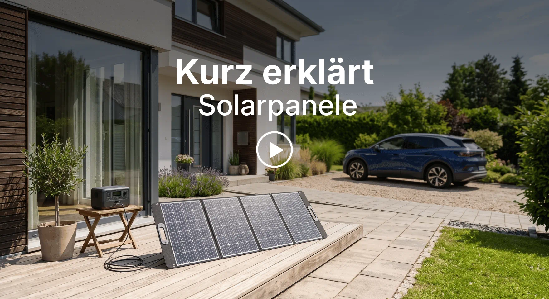 Titelbild der Serie Kurz erklärt zum Thema Solarpanele.